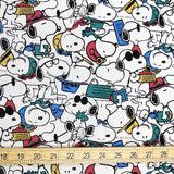 Sanrio Hello Kitty Snoopy Mode - Cotton Canvas - Beige - 50cm