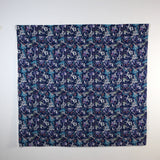 Kayo Horaguchi Flower Drift Cotton Sheeting - Navy - 50cm