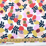 Nerida Hansen Anne Bomio Cotton Sateen - Alessandria Poppies - 50cm - Nekoneko Fabric