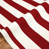 Sevenberry Large Wide Stripes #11 Canvas - Maroon - 50cm