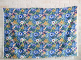 Nerida Hansen Miriam Sofroniou Watercolour Floral Blue - Cotton Sateen - 50cm