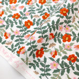 Cotton + Steel Rifle Paper Co Strawberry Fields Cotton Primrose Cotton  - Ivory - Half Yard